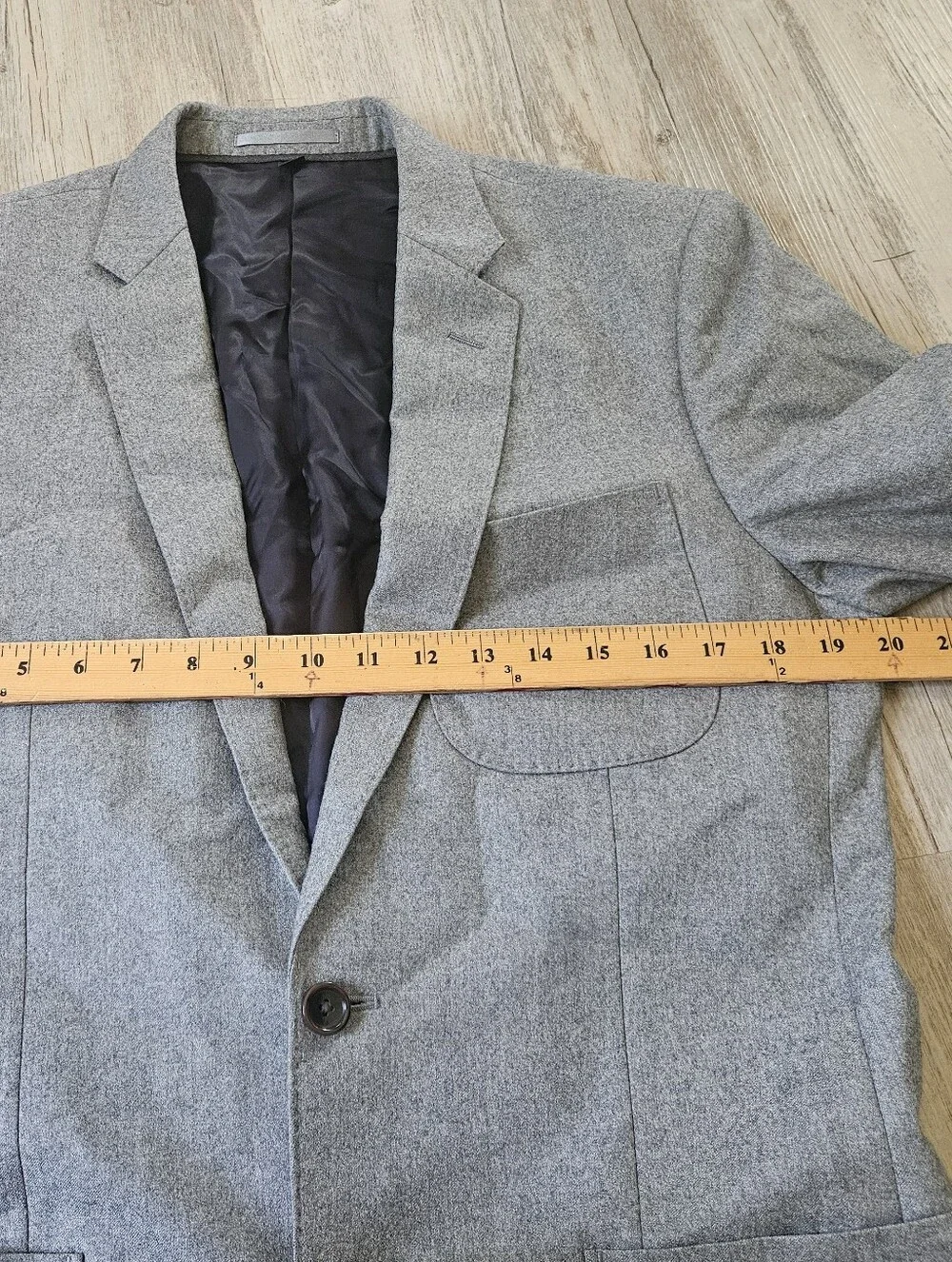 NWT J. Crew Ludlow Men's Gray Vitale Barberis Canonico Wool Blazer 38R